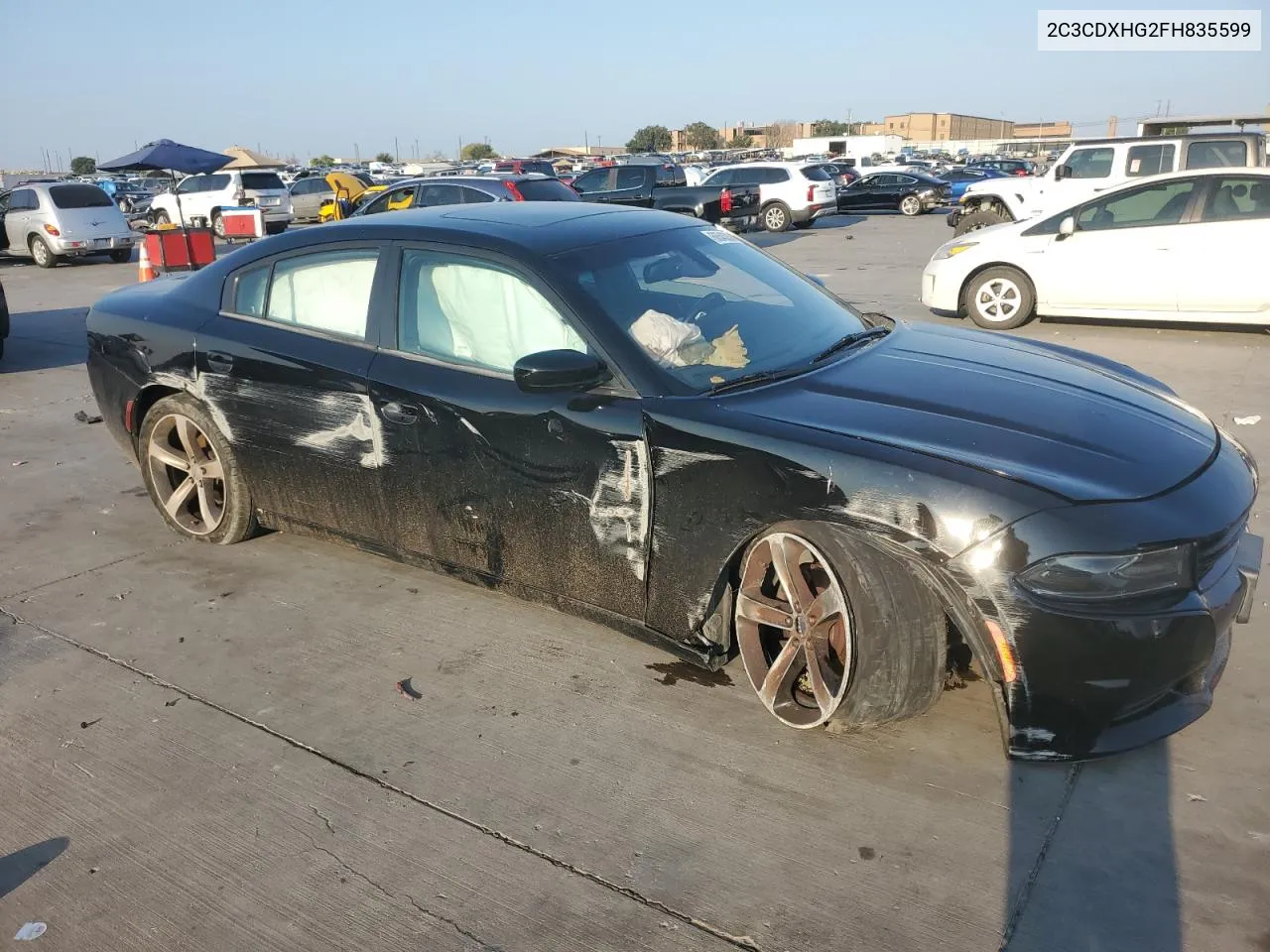 2C3CDXHG2FH835599 2015 Dodge Charger Sxt