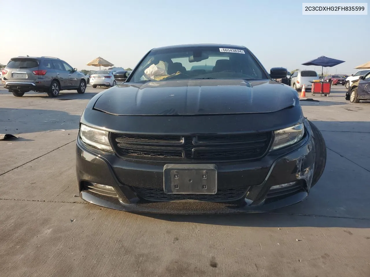 2C3CDXHG2FH835599 2015 Dodge Charger Sxt