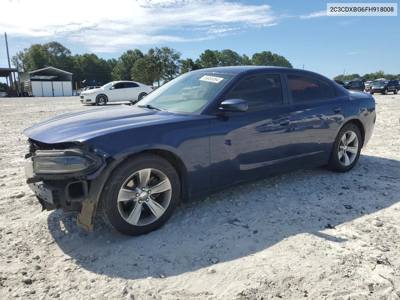 2015 Dodge Charger Se VIN: 2C3CDXBG6FH918008 Lot: 69855094