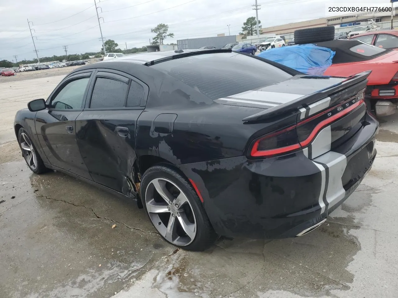 2015 Dodge Charger Se VIN: 2C3CDXBG4FH776600 Lot: 69988654