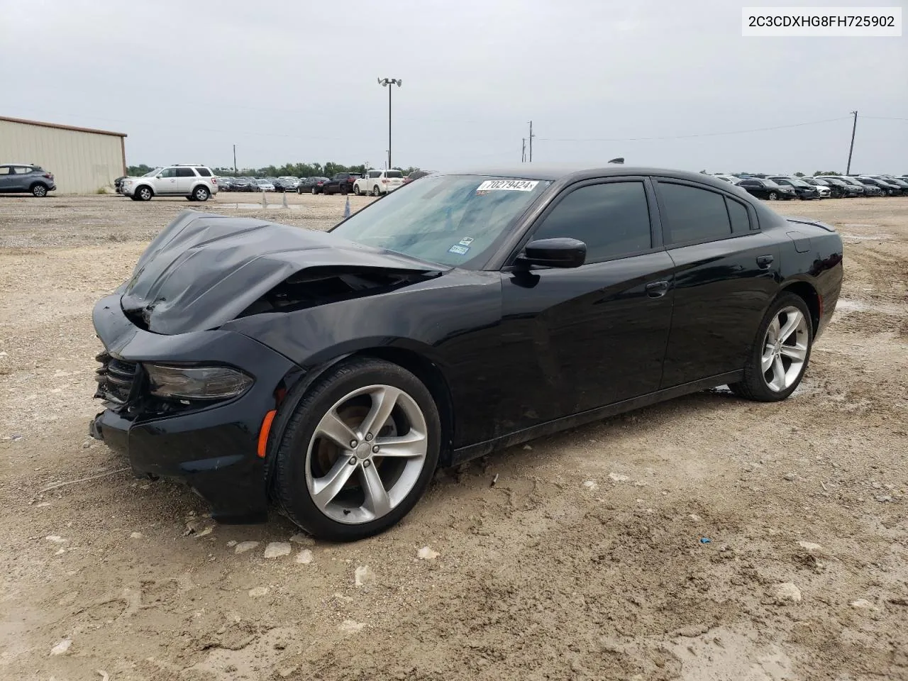 2015 Dodge Charger Sxt VIN: 2C3CDXHG8FH725902 Lot: 70279424