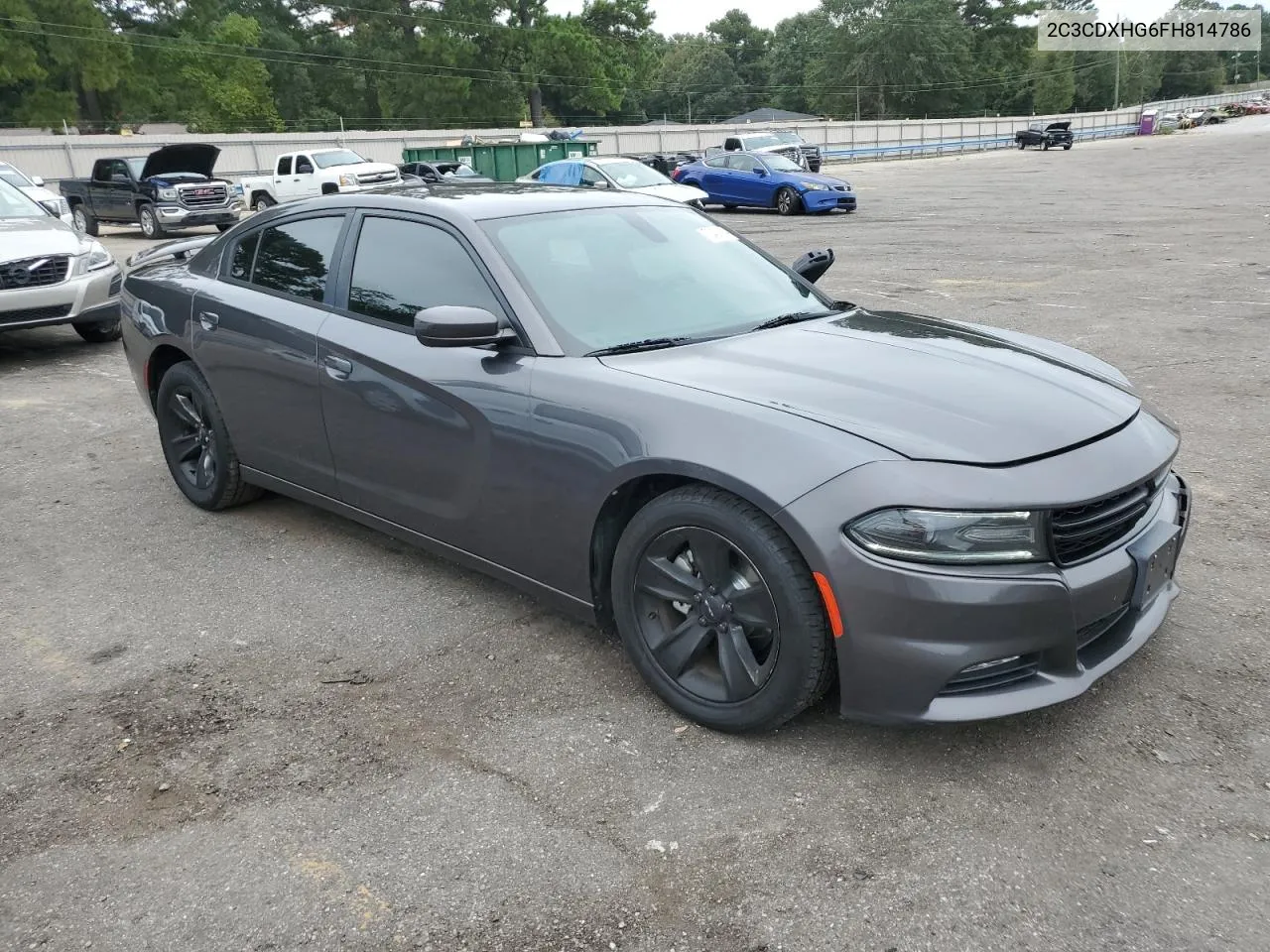 2015 Dodge Charger Sxt VIN: 2C3CDXHG6FH814786 Lot: 70433064