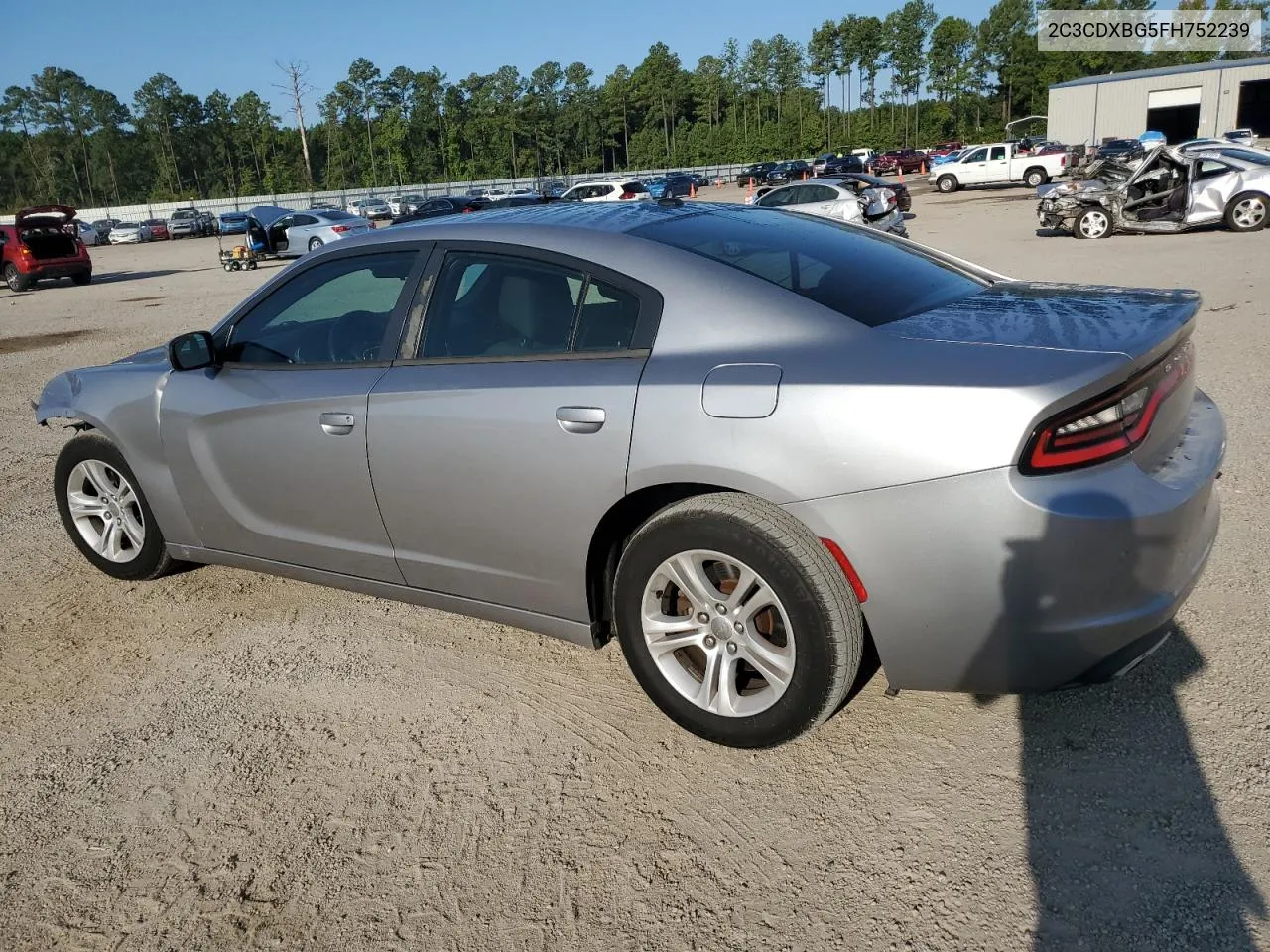 2015 Dodge Charger Se VIN: 2C3CDXBG5FH752239 Lot: 70613574