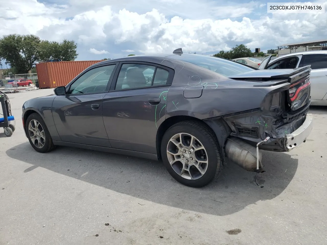 2015 Dodge Charger Sxt VIN: 2C3CDXJG7FH746136 Lot: 70861574