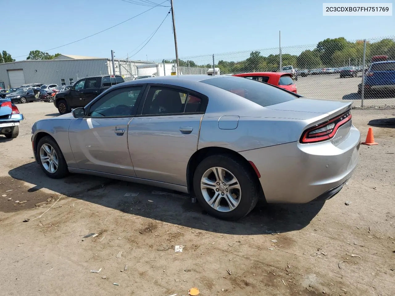 2015 Dodge Charger Se VIN: 2C3CDXBG7FH751769 Lot: 70991134