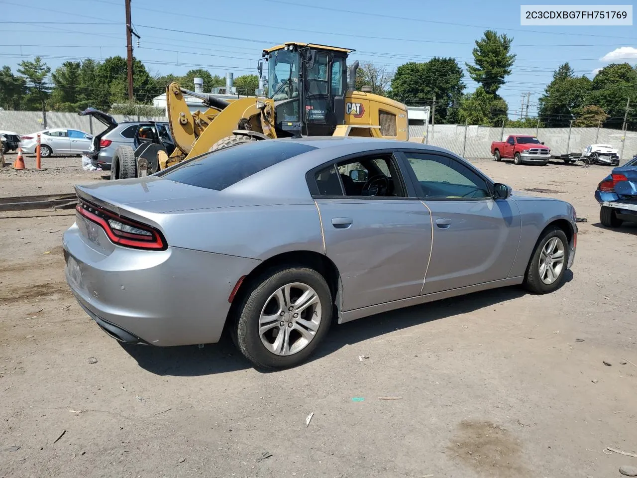 2015 Dodge Charger Se VIN: 2C3CDXBG7FH751769 Lot: 70991134