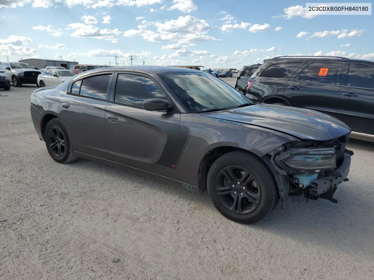 2C3CDXBG0FH840180 2015 Dodge Charger Se