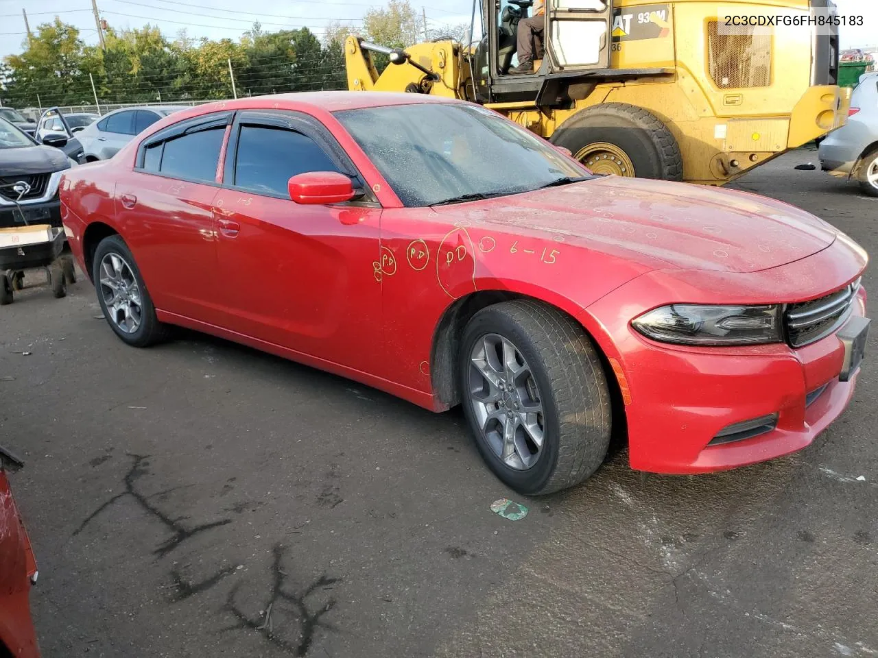 2015 Dodge Charger Se VIN: 2C3CDXFG6FH845183 Lot: 71059434