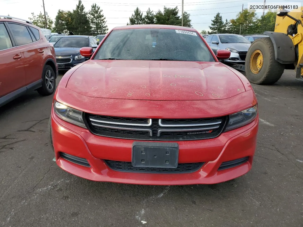 2015 Dodge Charger Se VIN: 2C3CDXFG6FH845183 Lot: 71059434