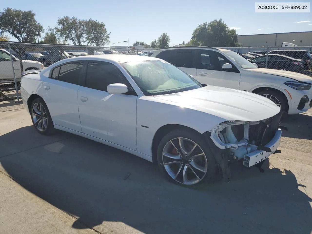 2015 Dodge Charger R/T VIN: 2C3CDXCT5FH889502 Lot: 71258394