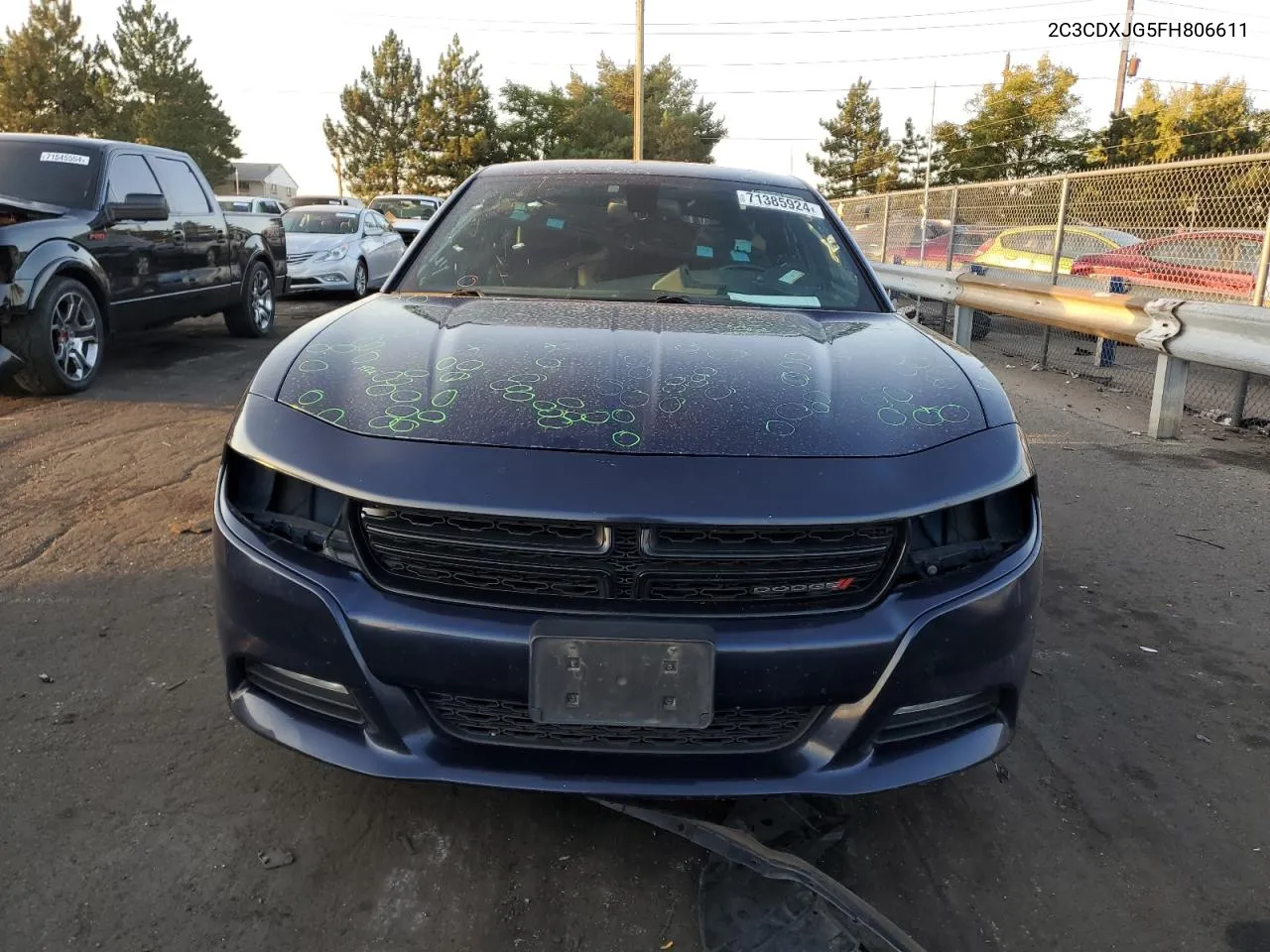 2C3CDXJG5FH806611 2015 Dodge Charger Sxt