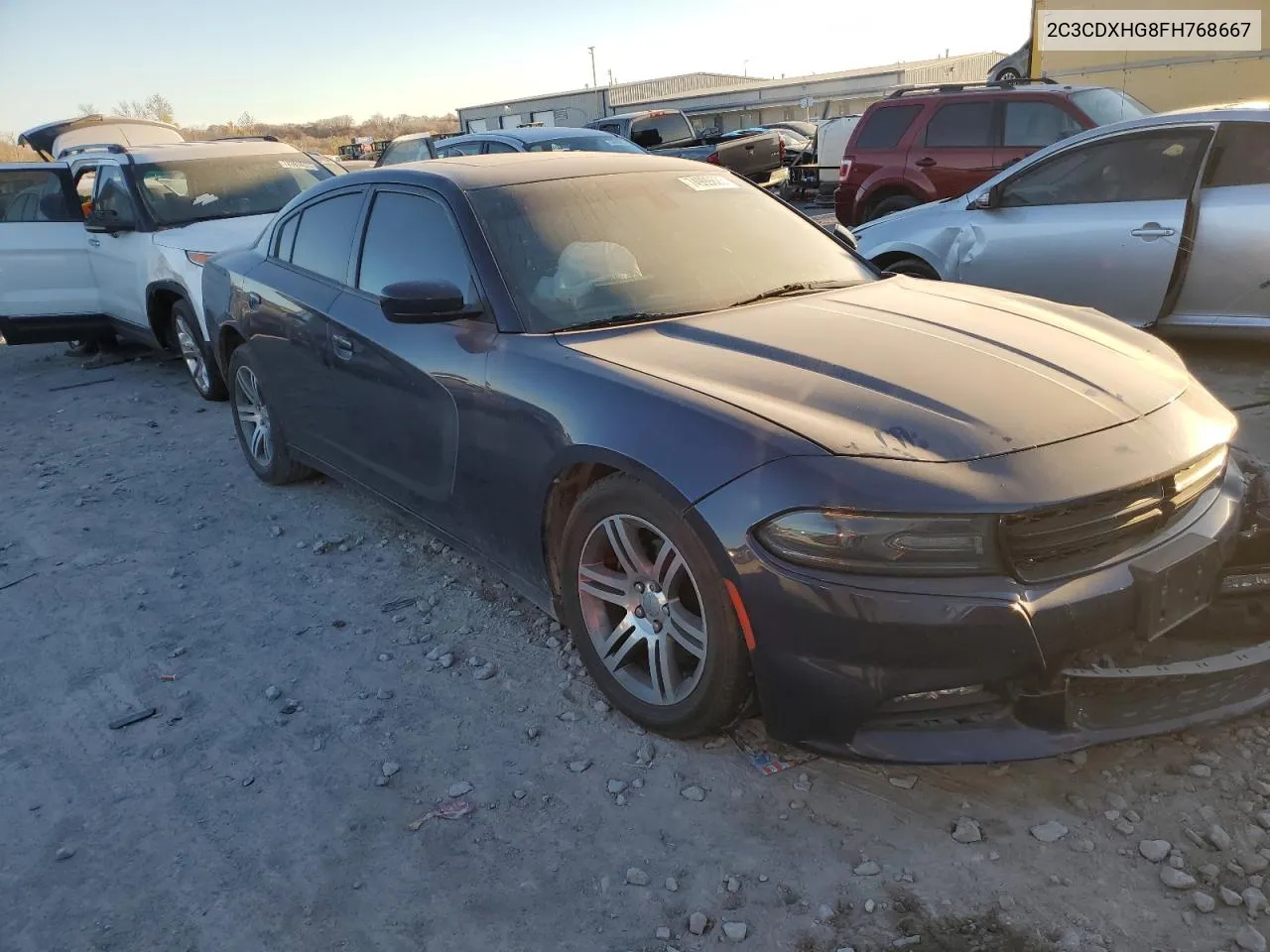 2C3CDXHG8FH768667 2015 Dodge Charger Sxt