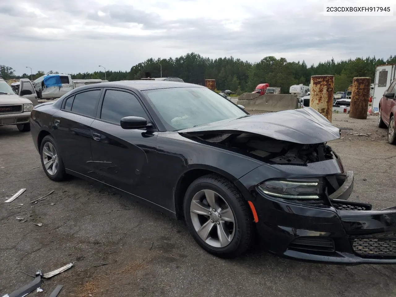 2015 Dodge Charger Se VIN: 2C3CDXBGXFH917945 Lot: 72026424