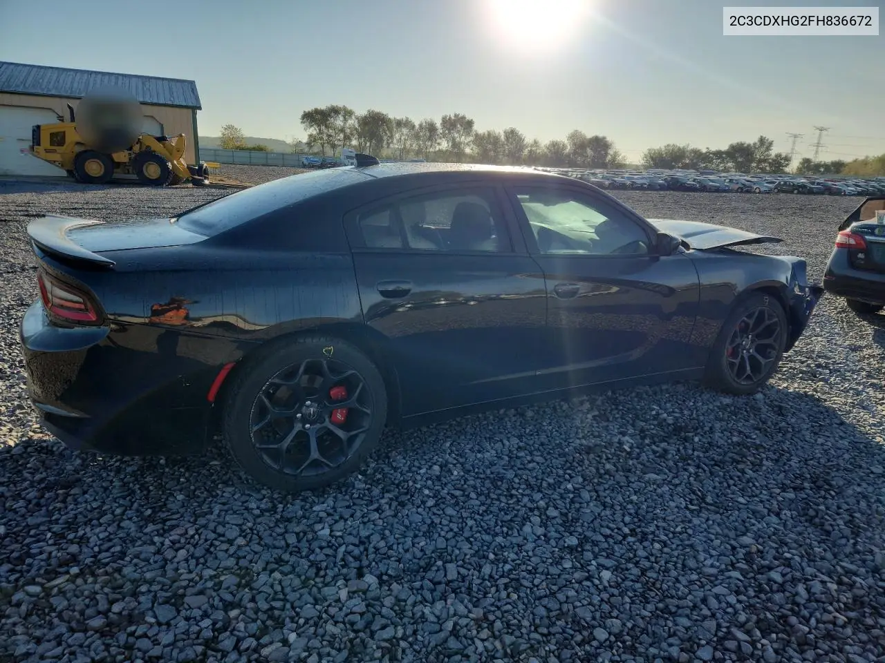2C3CDXHG2FH836672 2015 Dodge Charger Sxt