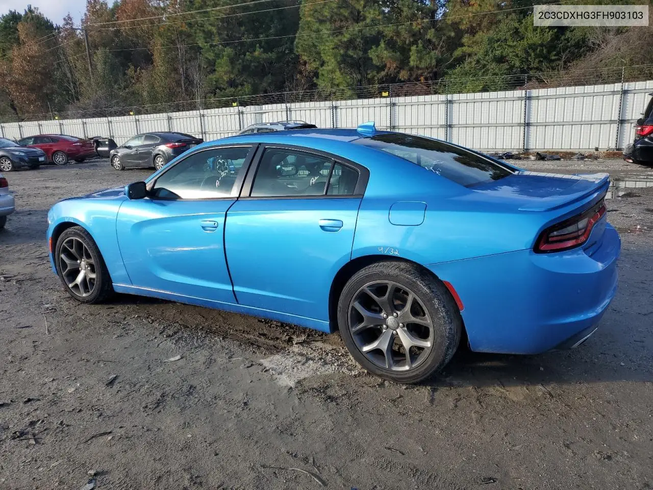 2C3CDXHG3FH903103 2015 Dodge Charger Sxt
