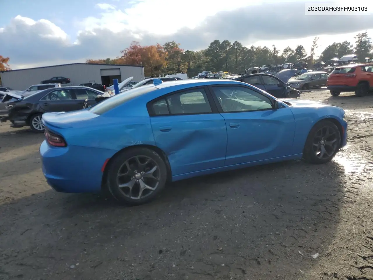 2C3CDXHG3FH903103 2015 Dodge Charger Sxt
