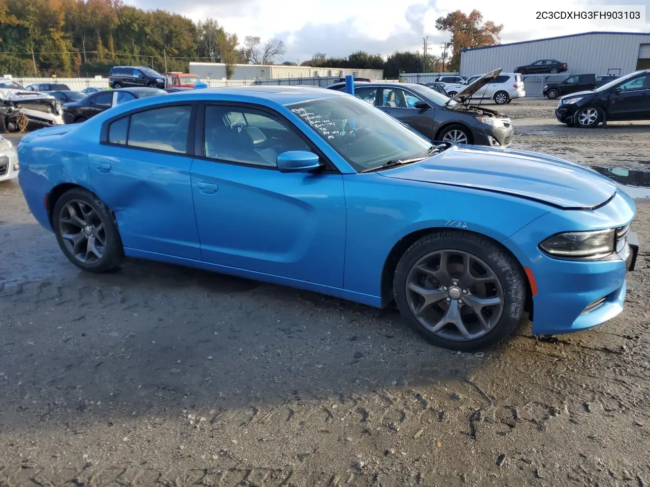 2C3CDXHG3FH903103 2015 Dodge Charger Sxt