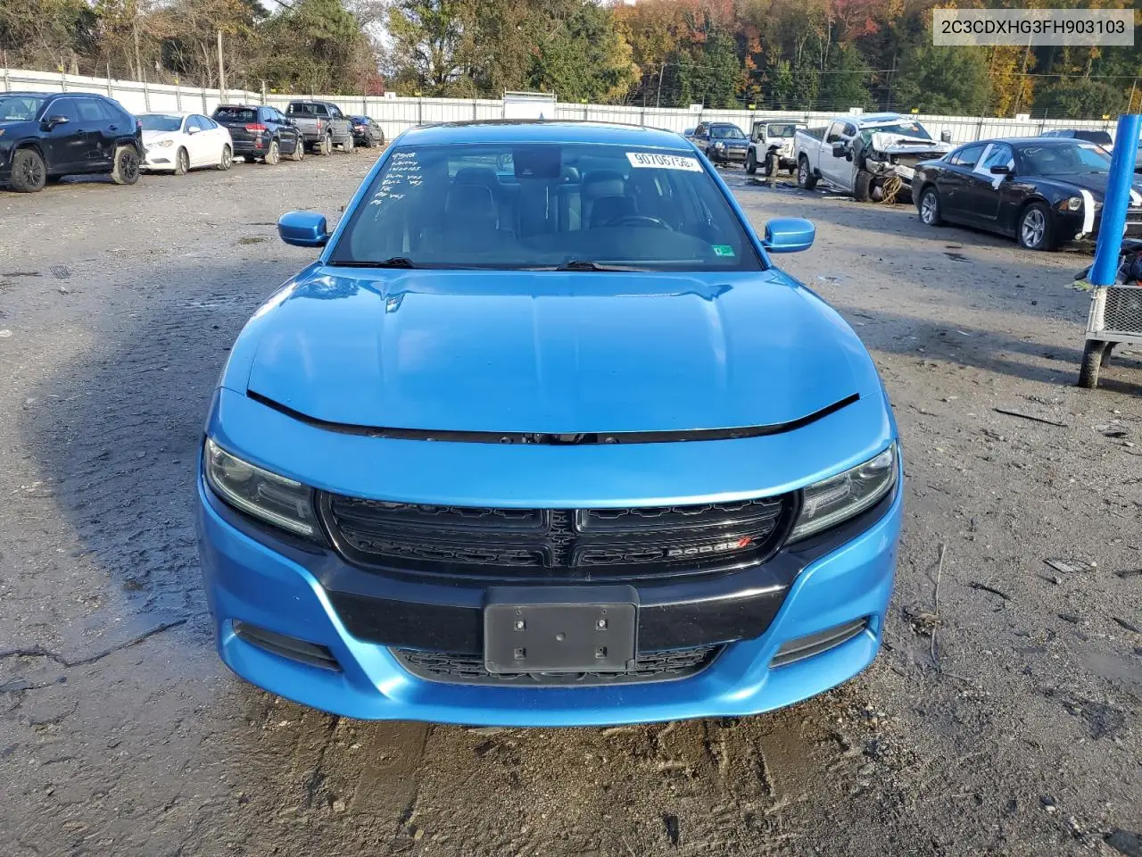 2C3CDXHG3FH903103 2015 Dodge Charger Sxt