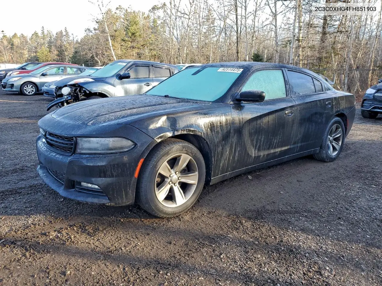2C3CDXHG4FH851903 2015 Dodge Charger Sxt