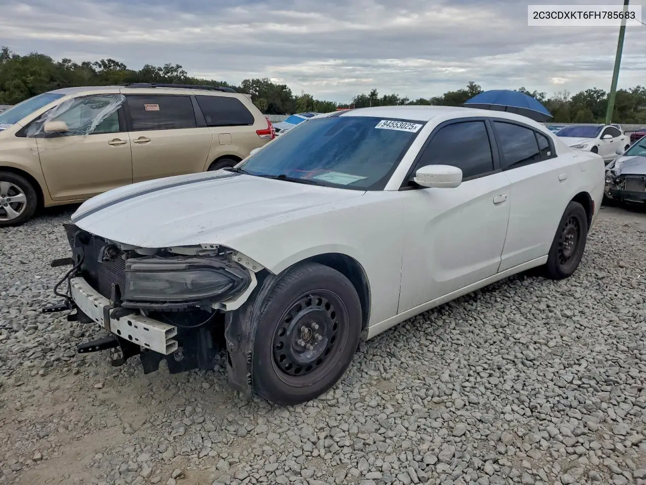 2C3CDXKT6FH785683 2015 Dodge Charger Police