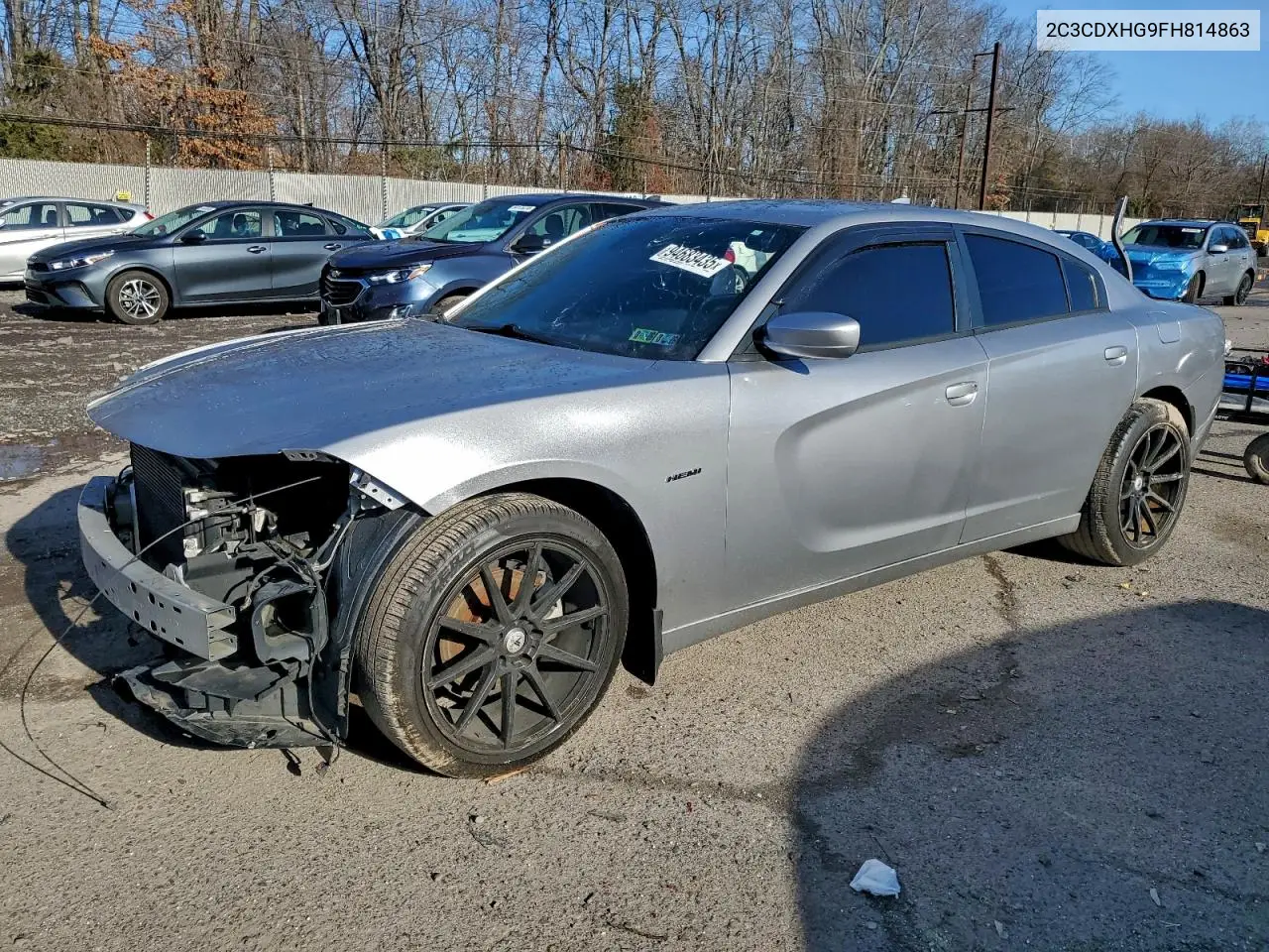 2C3CDXHG9FH814863 2015 Dodge Charger Sxt