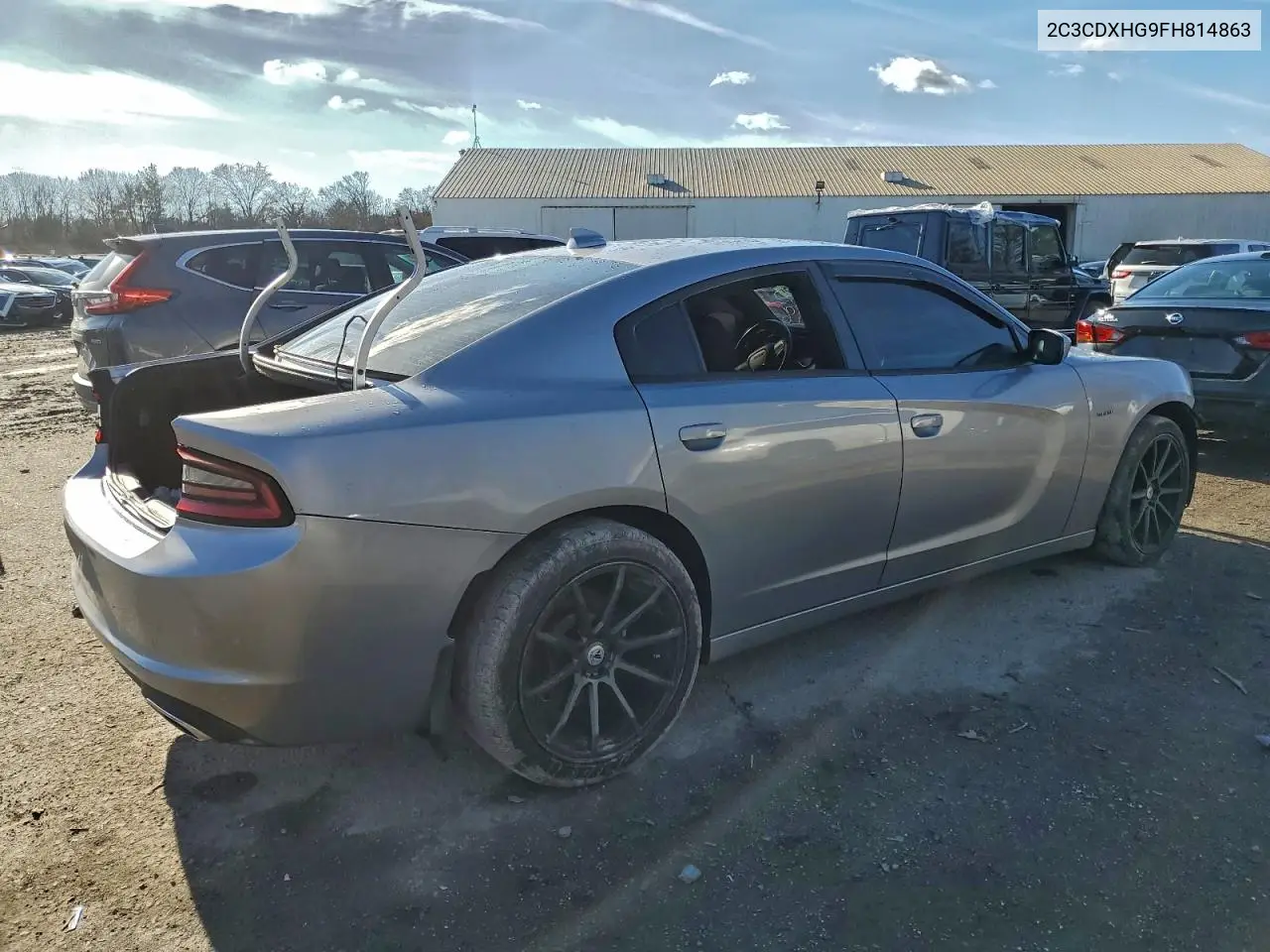 2C3CDXHG9FH814863 2015 Dodge Charger Sxt