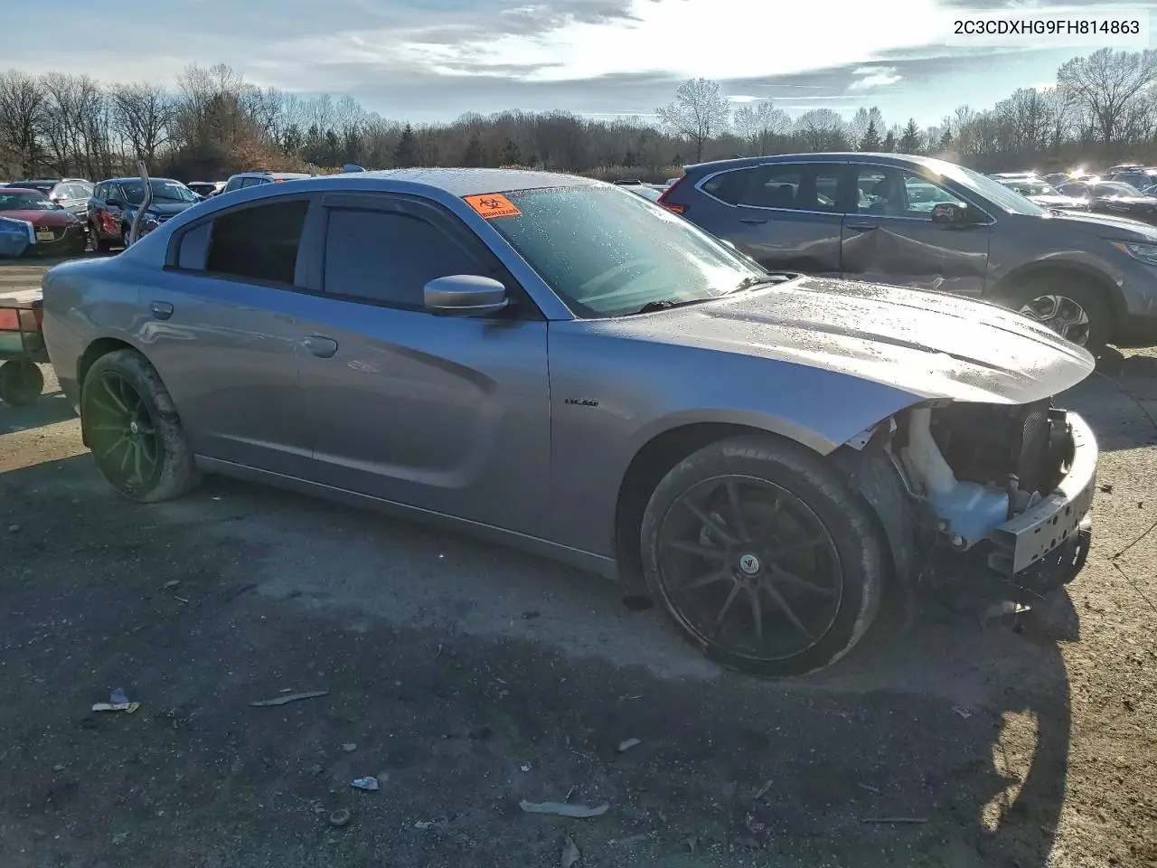2C3CDXHG9FH814863 2015 Dodge Charger Sxt