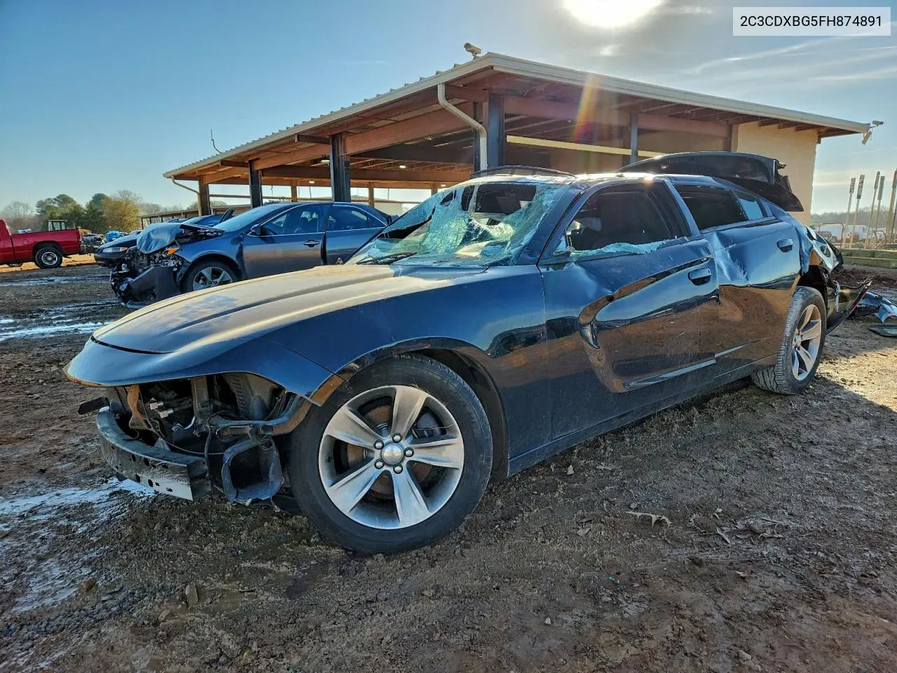 2C3CDXBG5FH874891 2015 Dodge Charger Se