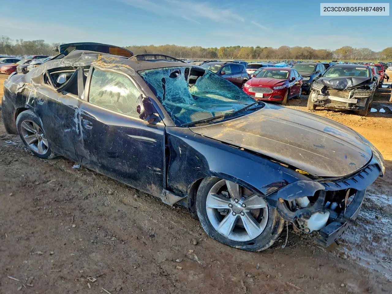 2C3CDXBG5FH874891 2015 Dodge Charger Se