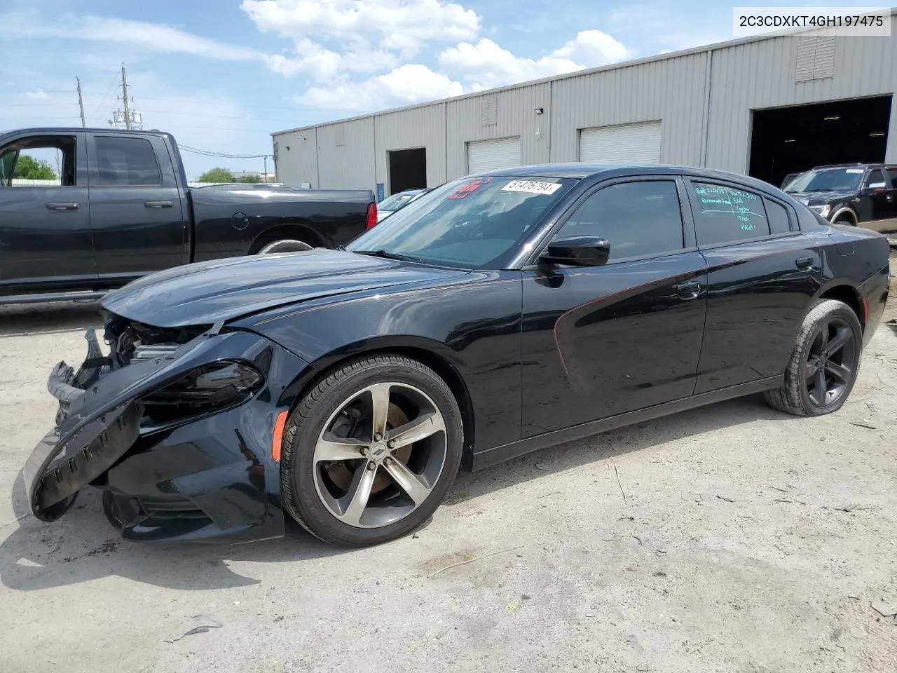 2016 Dodge Charger Police VIN: 2C3CDXKT4GH197475 Lot: 51476794