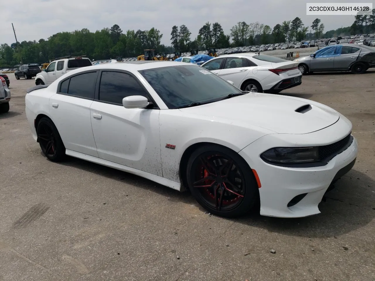 2016 Dodge Charger R/T Scat Pack VIN: 2C3CDXGJ4GH146128 Lot: 51592704