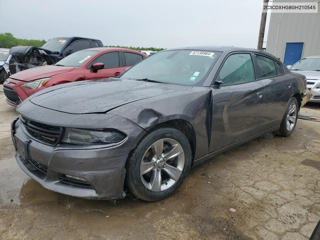 2016 Dodge Charger Sxt VIN: 2C3CDXHG8GH210545 Lot: 52138964