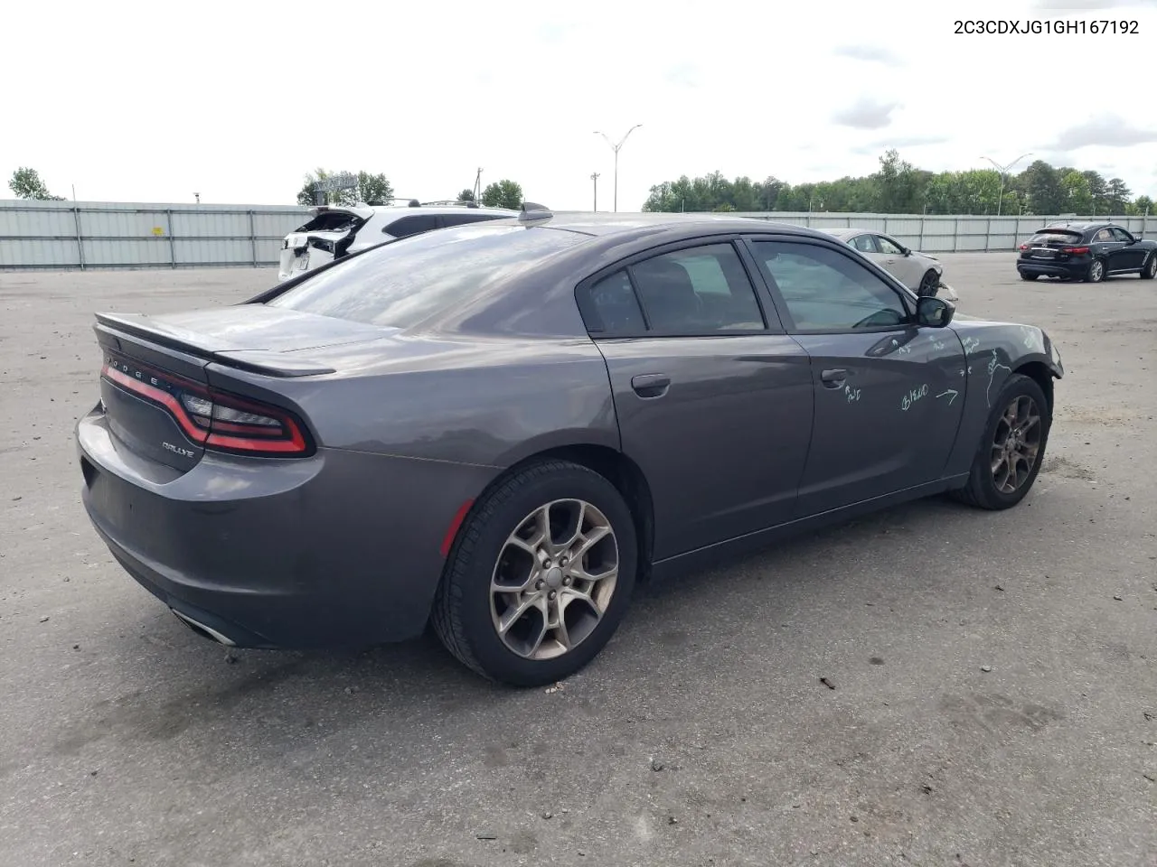 2016 Dodge Charger Sxt VIN: 2C3CDXJG1GH167192 Lot: 52736484