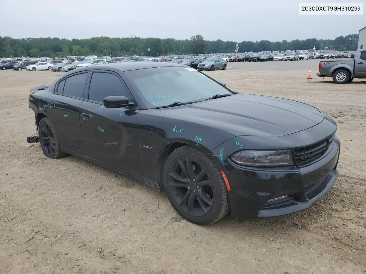 2C3CDXCT9GH310299 2016 Dodge Charger R/T