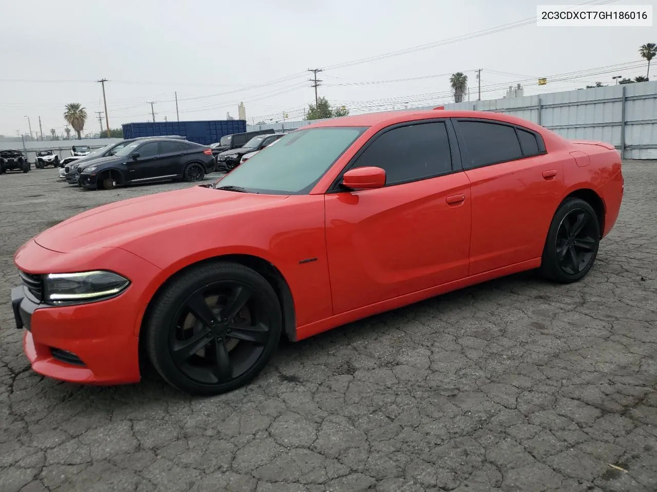 2016 Dodge Charger R/T VIN: 2C3CDXCT7GH186016 Lot: 53427334