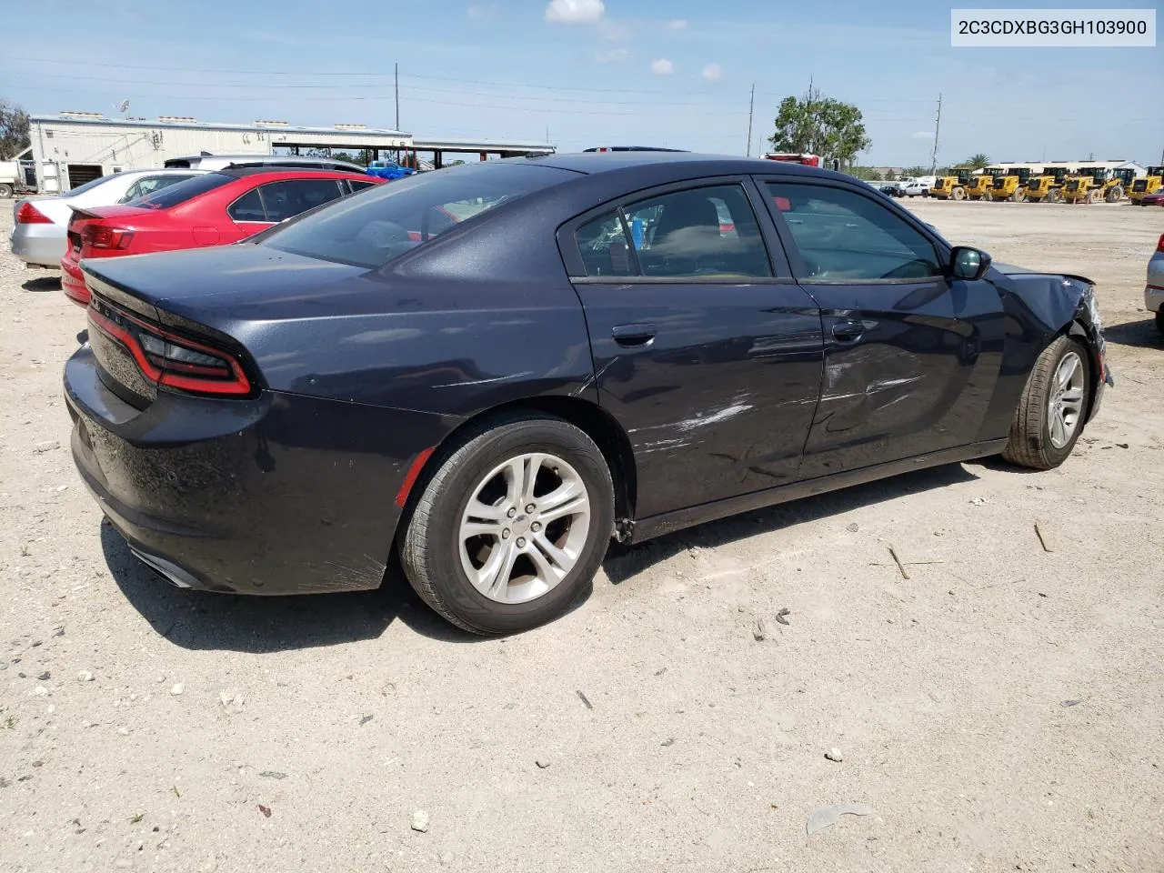 2016 Dodge Charger Se VIN: 2C3CDXBG3GH103900 Lot: 53714194