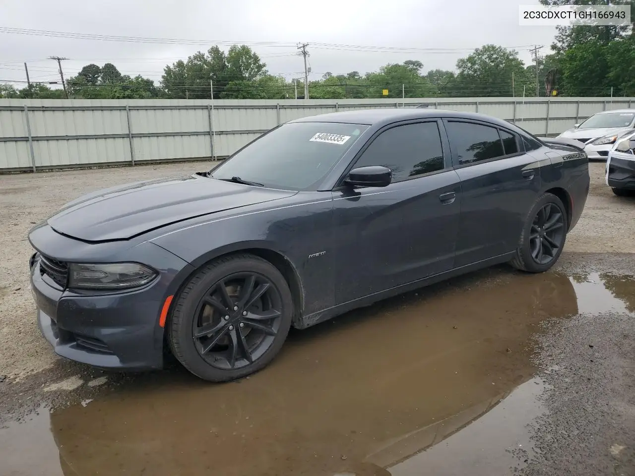 2016 Dodge Charger R/T VIN: 2C3CDXCT1GH166943 Lot: 54003335