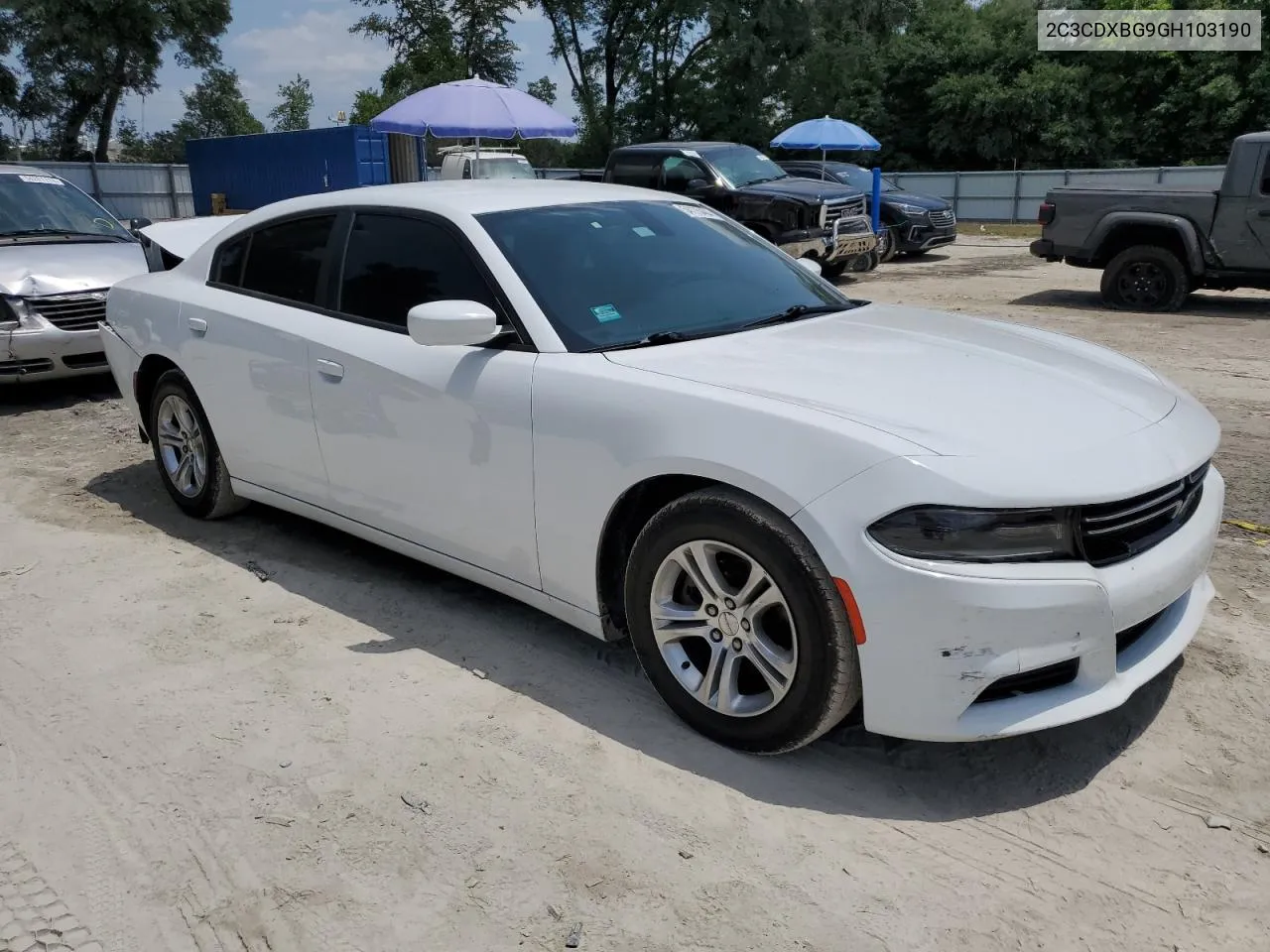 2016 Dodge Charger Se VIN: 2C3CDXBG9GH103190 Lot: 54175404