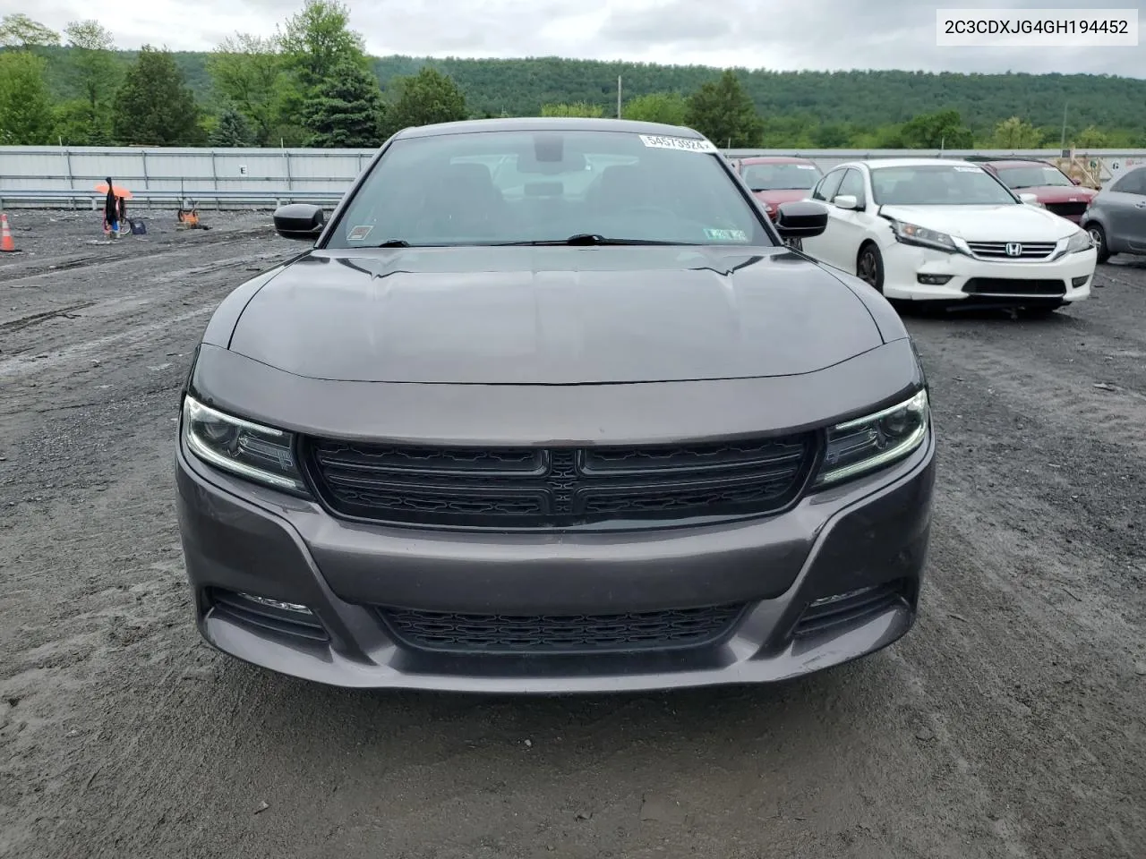 2C3CDXJG4GH194452 2016 Dodge Charger Sxt