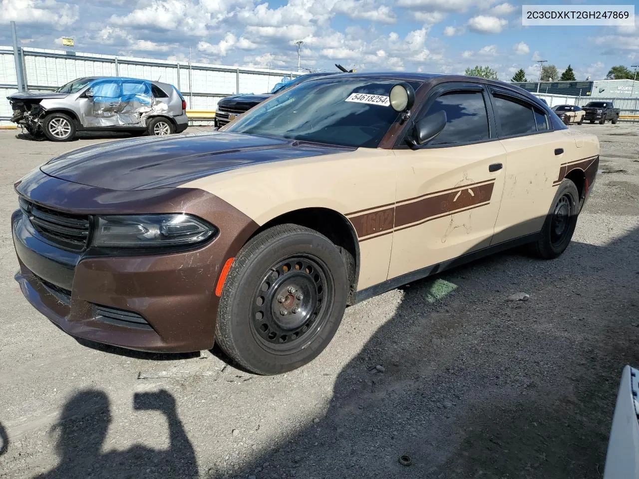 2C3CDXKT2GH247869 2016 Dodge Charger Police