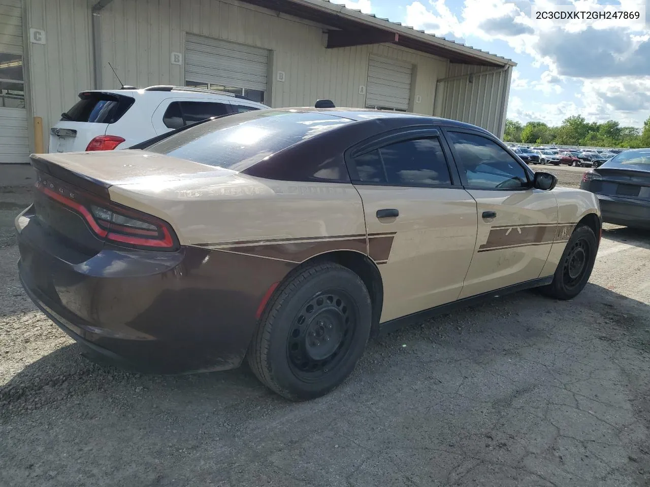 2016 Dodge Charger Police VIN: 2C3CDXKT2GH247869 Lot: 54618254