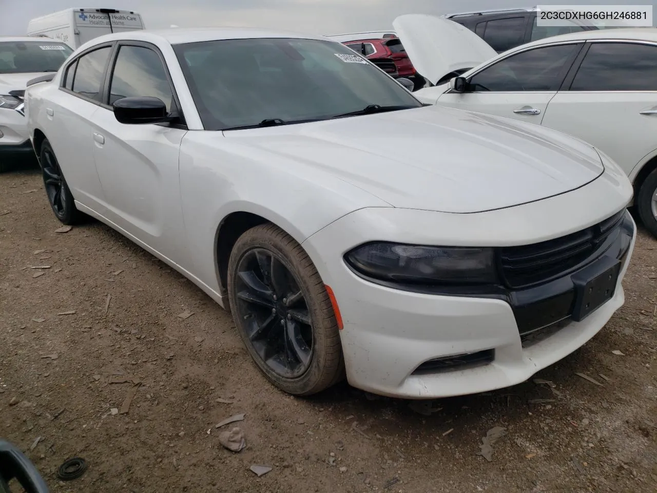 2016 Dodge Charger Sxt VIN: 2C3CDXHG6GH246881 Lot: 54693224