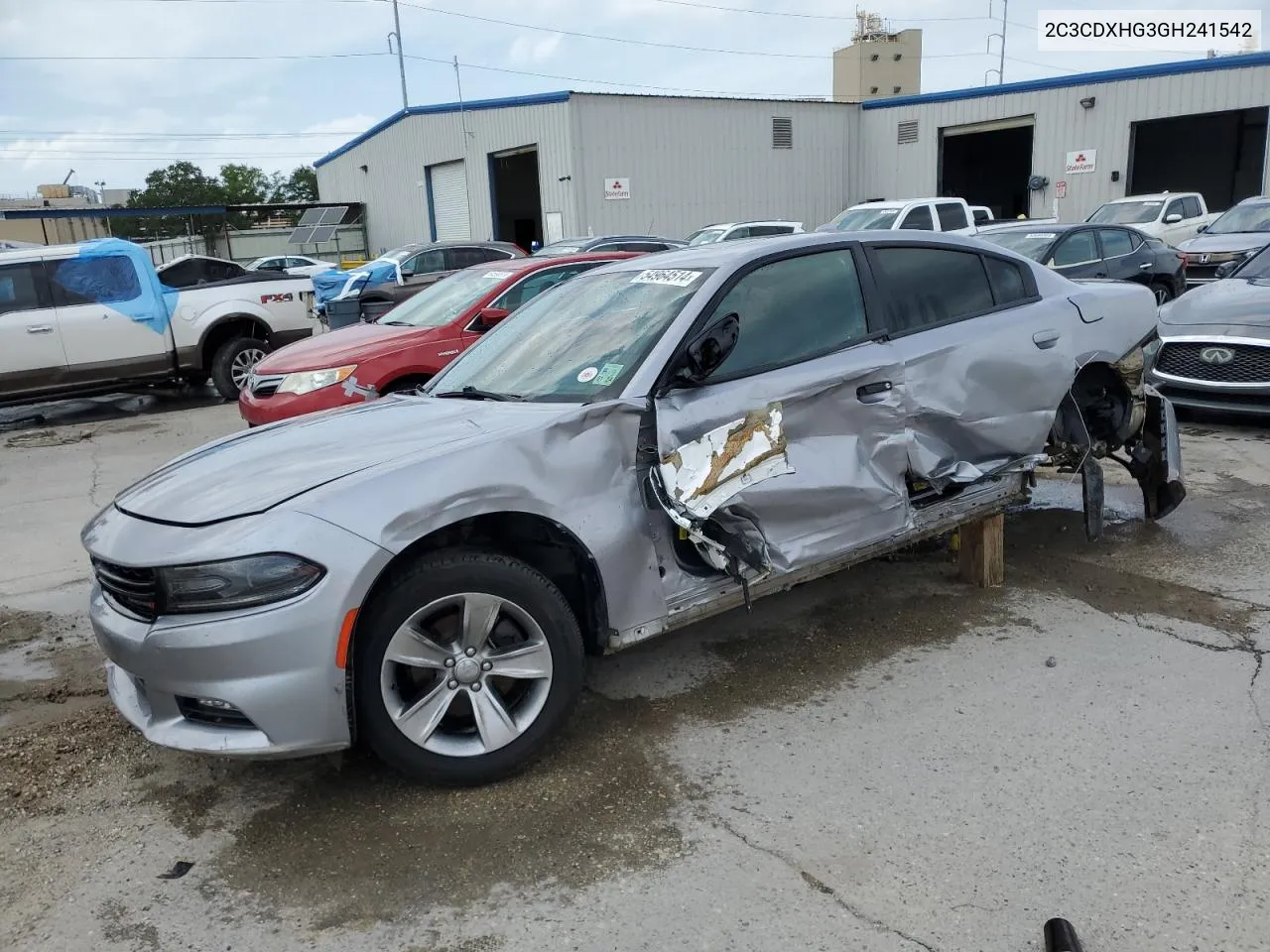 2016 Dodge Charger Sxt VIN: 2C3CDXHG3GH241542 Lot: 54964514