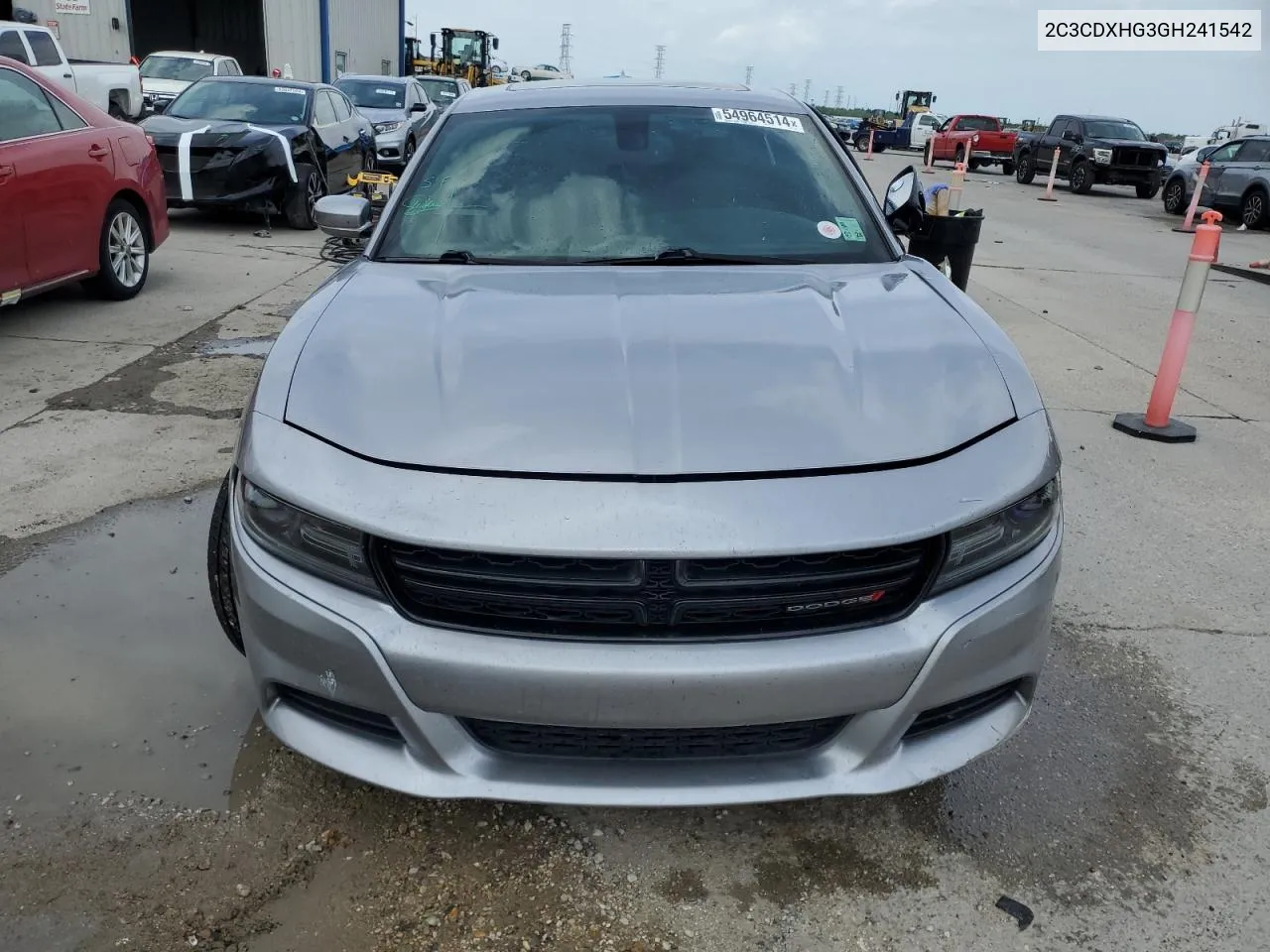 2016 Dodge Charger Sxt VIN: 2C3CDXHG3GH241542 Lot: 54964514