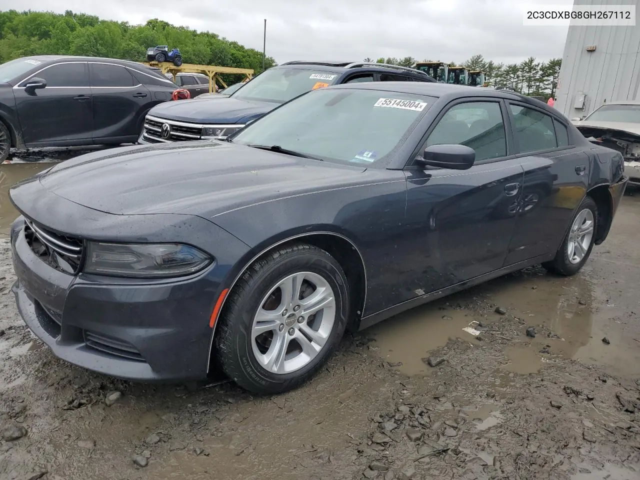 2016 Dodge Charger Se VIN: 2C3CDXBG8GH267112 Lot: 55145004