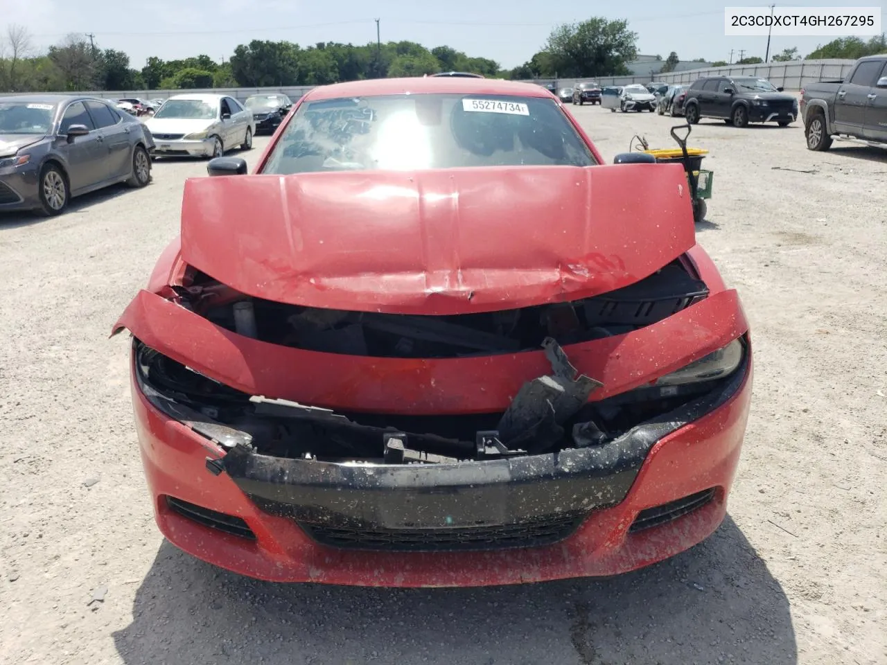 2C3CDXCT4GH267295 2016 Dodge Charger R/T