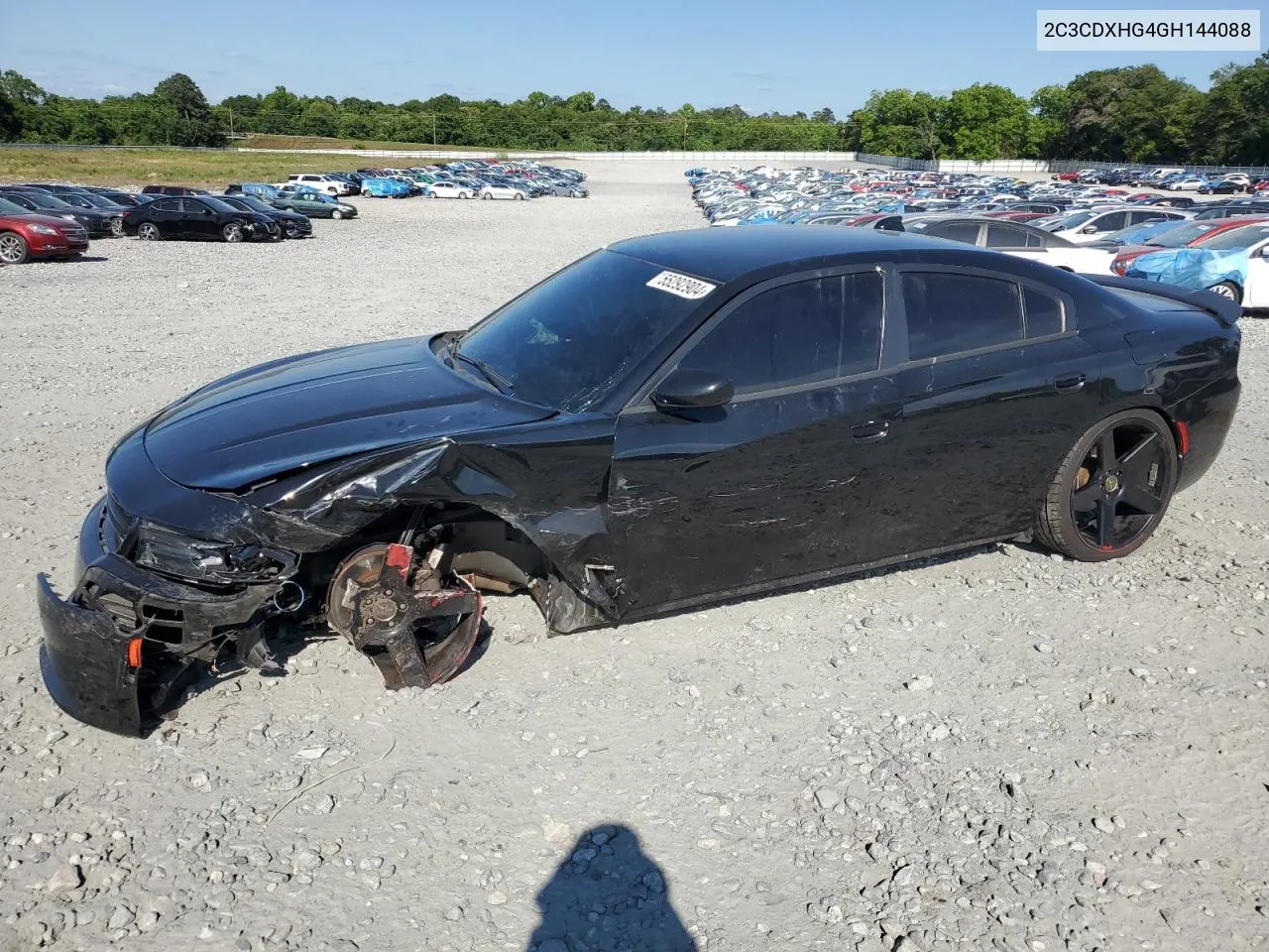 2016 Dodge Charger Sxt VIN: 2C3CDXHG4GH144088 Lot: 55292904