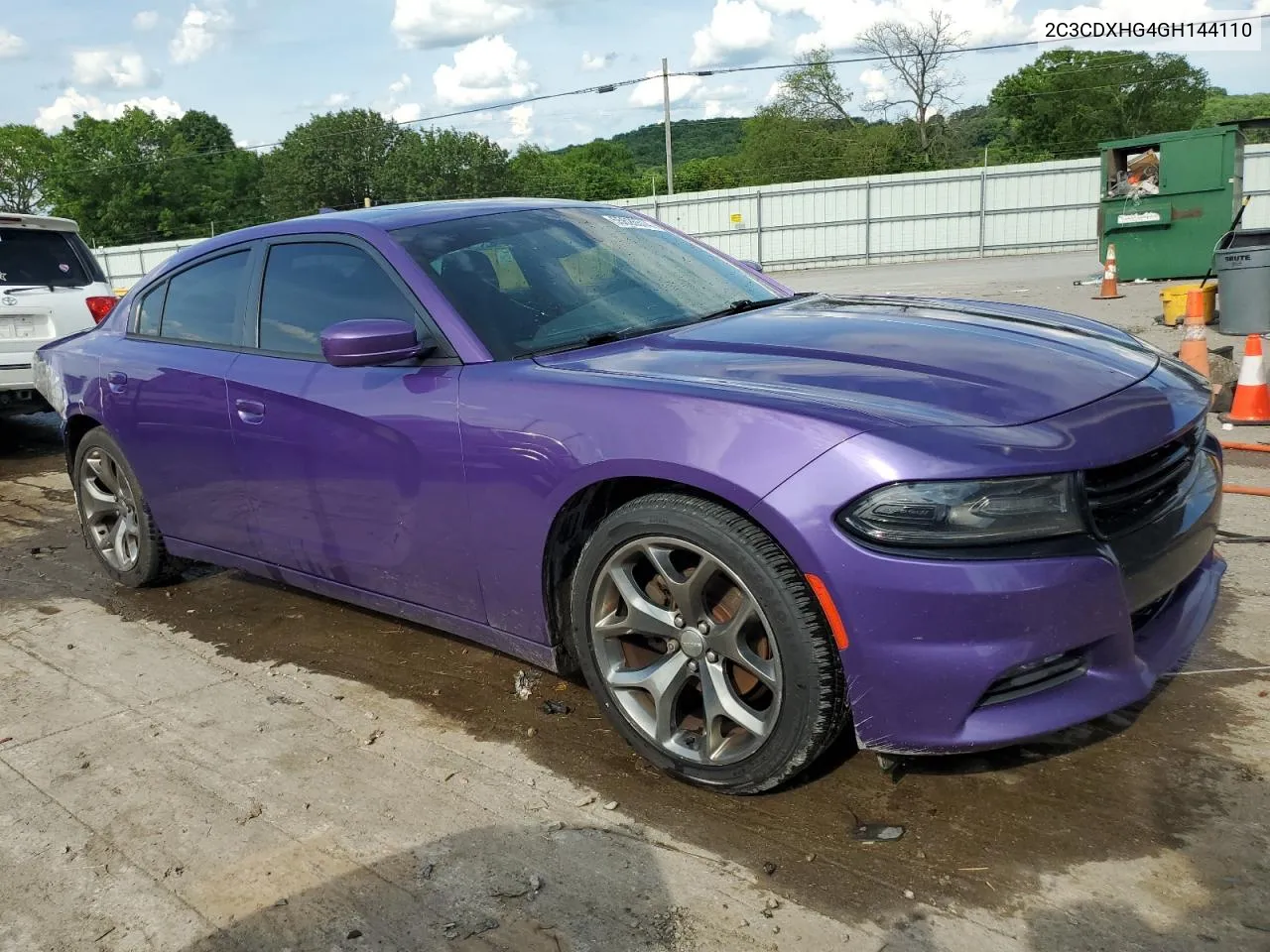 2016 Dodge Charger Sxt VIN: 2C3CDXHG4GH144110 Lot: 55626514