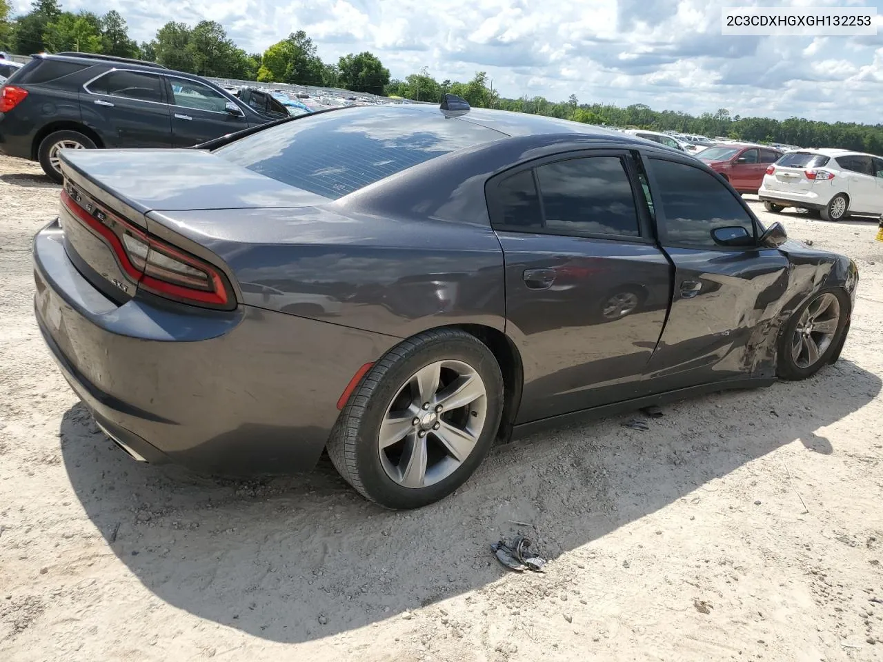 2016 Dodge Charger Sxt VIN: 2C3CDXHGXGH132253 Lot: 55679854