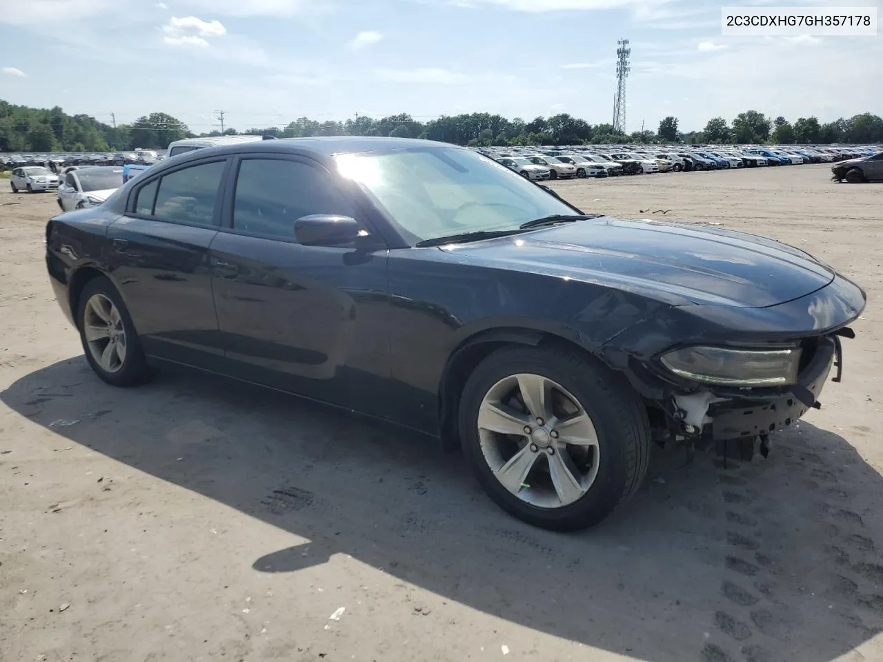 2C3CDXHG7GH357178 2016 Dodge Charger Sxt